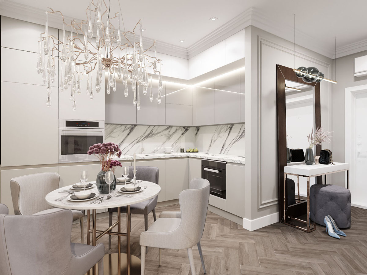 Однокомнатный интерьер – задача не из легких.