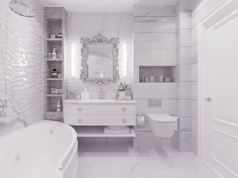 2-х Комнатная квартира 65 кв.м.  в классическом стиле