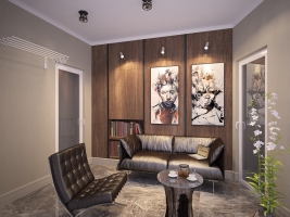 Дизайн 3-х комнатной квартиры в ЖК "Манхеттен" в современном стиле