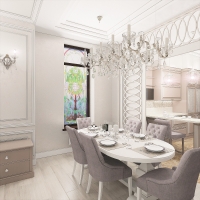 Дизайн 2-х этажного дома 100 кв.м в классическом стиле