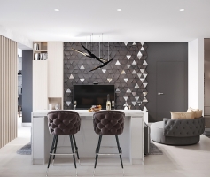 Дизайн 2-х комнатной квартиры в современном стиле