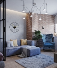 Дизайн квартиры в ЖК "Тихий центр" в современном стиле