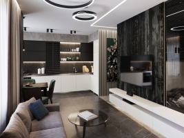 Дизайн квартиры-студии в стиле лофт