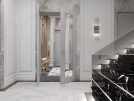 Дизайн дома 1500 м2 г. Москва в стиле Ар-деко