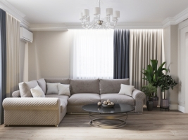 Дизайн 2-х комнатной квартиры в современном стиле, ЖК "Тихий Дон"